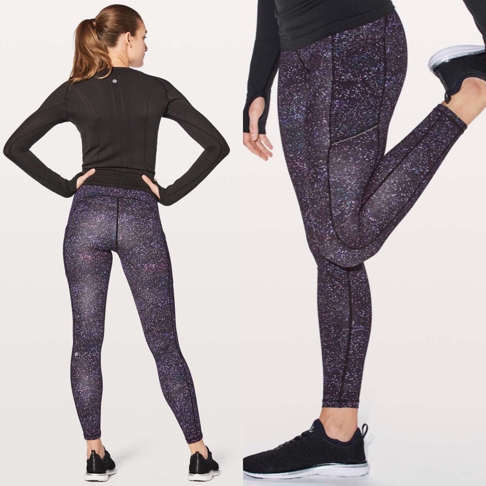 Lululemon Speed Up Tight 7/8 Crystalline Multi